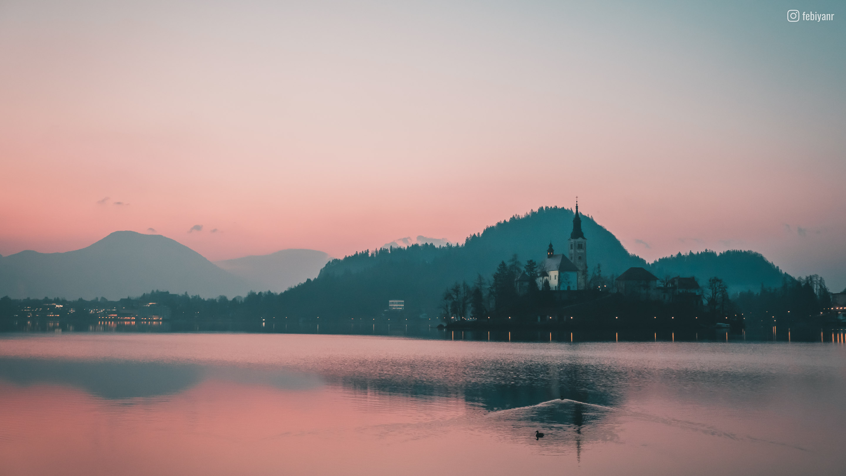 Sunrise in Bled